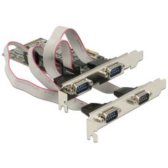 Delock PCI Express Karte > 4 x Seriell 