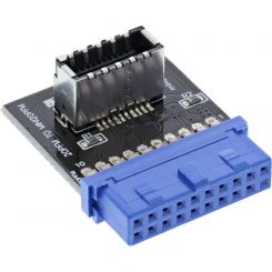 InLine USB 3.0 19-Pin auf USB 3.1 20-Pin intern 
