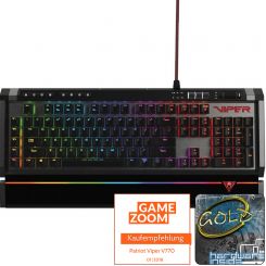 Patriot Viper V770 Mechanical RGB Keyboard Kailh Brown - B-Ware 