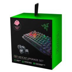 Razer PBT Double Shot Keycap Upgrade Set - Quartz Pink 