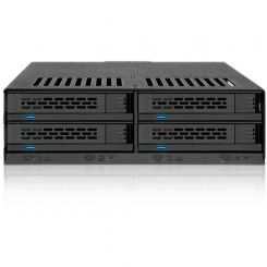 Icy Dock MB324SP-B Wechselrahmen - 5,25" -> 4x 2,5" 