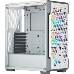Corsair iCue 220T RGB Airflow Midi-Tower Weiß 