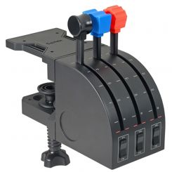 Logitech Saitek Pro Flight Throttle Quadrant - Professionelle Simulations-Achsenschalthebel 