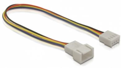 Delock Lüfteranschluss 4pin Stecker-Buchse 20 cm 