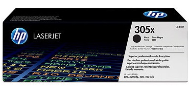 Hewlett Packard 305X CE410X Toner Schwarz 