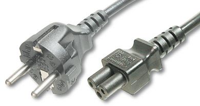 Stromversorgung Anschlusskabel, Schuko - IEC C5 