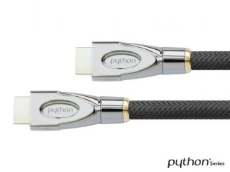 5m Python HDMI 2.0 Kabel 4K2K UHD 60Hz Nylongeflecht Schwarz 
