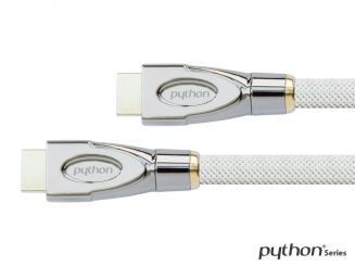 2m Python HDMI 2.0 Kabel 4K2K UHD 60Hz Nylongeflecht Weiß 