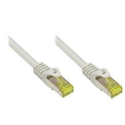 3m LAN RJ-45 Netzwerkkabel m. CAT 7 Grau 