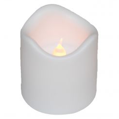 LED Kerze Weiß 