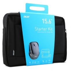 39,62cm (15,6 Zoll) Acer Notebook Starter Set 15,6" - Notebooktasche Schwarz 