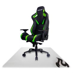Jubiläumsbundle Anda Seat Gaming Stuhl Schwarz/Grün + Bodenschutzmatte 