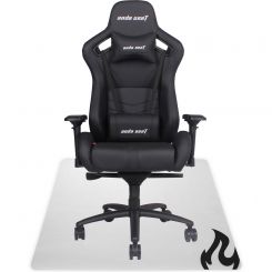 Bundle Anda Seat Gaming Stuhl AD12 XL - Schwarz/Schwarz + Nitro Concepts Bodenschutzmatte Transparent/Schwarz 