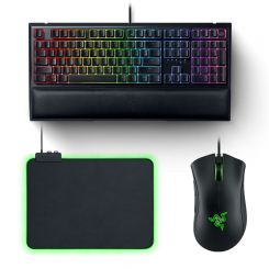 Razer Ornata V2 + DeathAdder Essential + Goliathus Chroma 