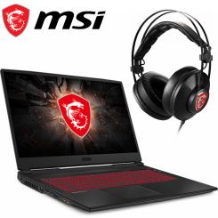 MSI GF65 Thin 10UE-268 15,6" FullHD + MSI H991 Gaming Headset 