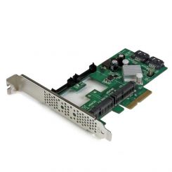 StarTech 2 Port PCI Express 2.0 SATA III 6Gb/s Raid Controller Karte mit 2 mSATA 