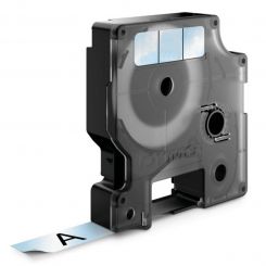 Dymo D1 Standardetiketten 9mm Transparent 