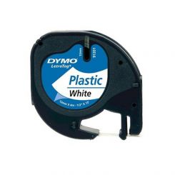 Dymo LT Kunststoffetiketten 12mm Weiß 