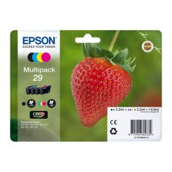Epson 29 Multipack (C13T29864010) Tintenpatrone Schwarz, Gelb, Cyan, Magenta 
