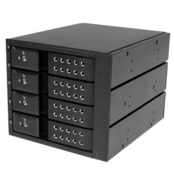 Startech 4-fach 3,5" trägerloser SATA Festplatten Aluminium Wechselrahmen / Backplane 