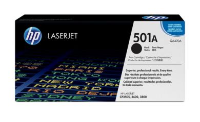HP Toner 501A Schwarz 