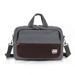 39,62cm (15,6 Zoll) Notebooktasche Grau/Braun 