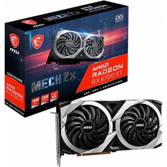 MSI Radeon RX 6700 XT Mech 2X 12G OC 