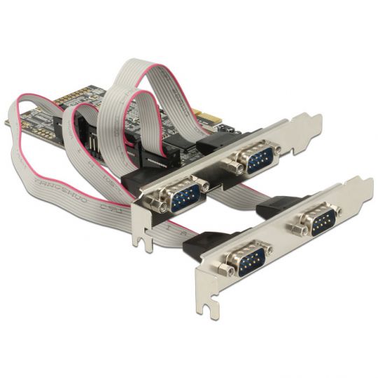 Delock PCI Express Karte > 4 x Seriell 