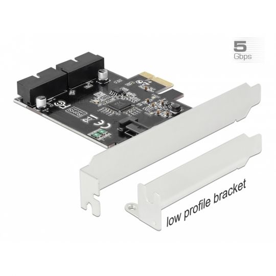 Delock PCI Express Karte zu 2 x intern USB 3.0 Pfostenstecker 