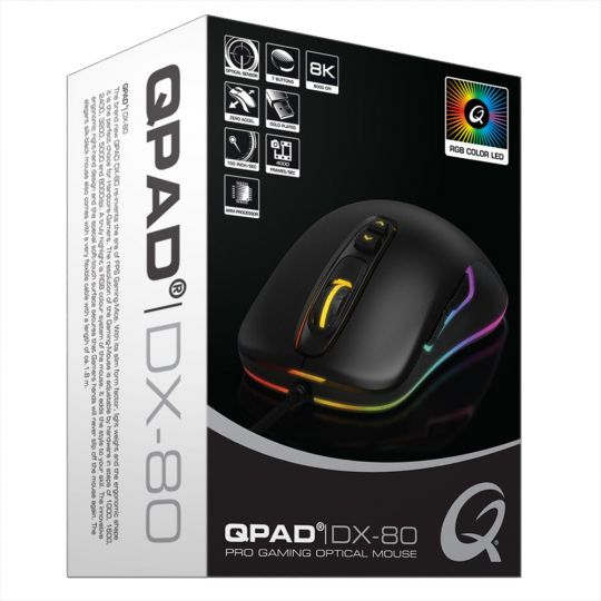 QPad DX-80 - Gaming Maus 