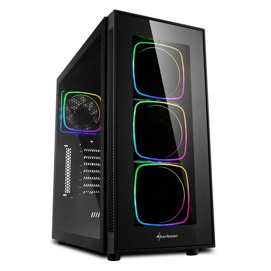 Sharkoon TG6 RGB Midi-Tower Schwarz 