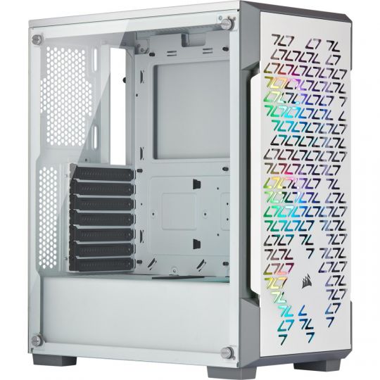 Corsair iCue 220T RGB Airflow Midi-Tower Weiß 
