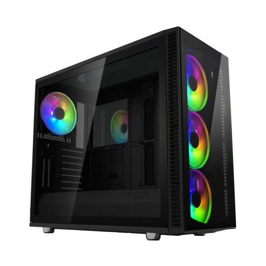 Fractal Design Define S2 Vision RGB Midi-Tower Schwarz 