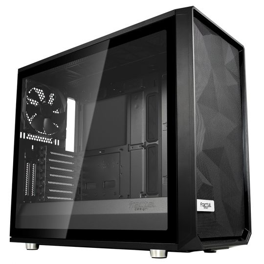 Fractal Design Meshify S2 Tempered Glass - Schwarz Midi-Tower Schwarz 