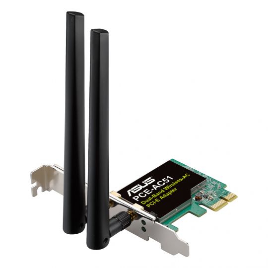 433MBit PCIe ASUS PCE-AC51 W-Lan Karte - B-Ware 