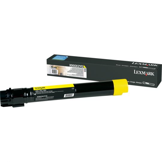 Lexmark Toner X950X2YG Gelb 