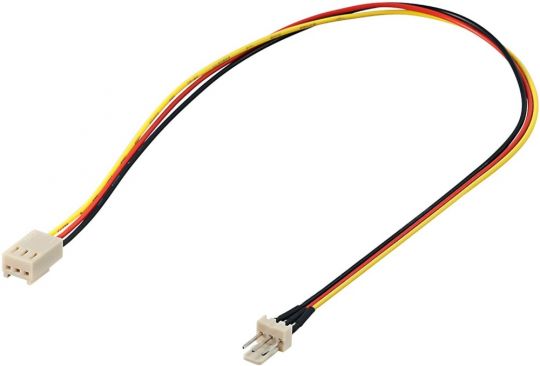 30cm - 3-Pin Molex Verlängerungskabel 
