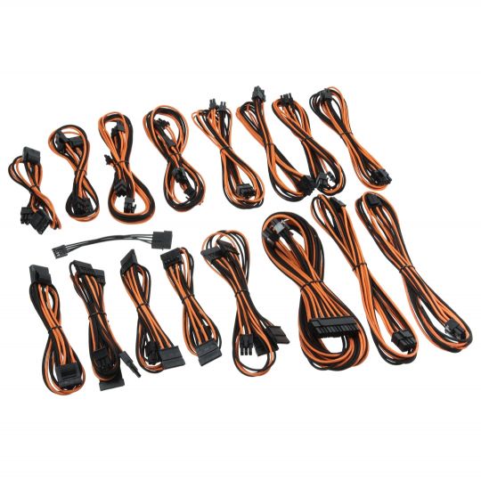 CableMod C-Series Cable Kit - schwarz/orange - B-Ware 
