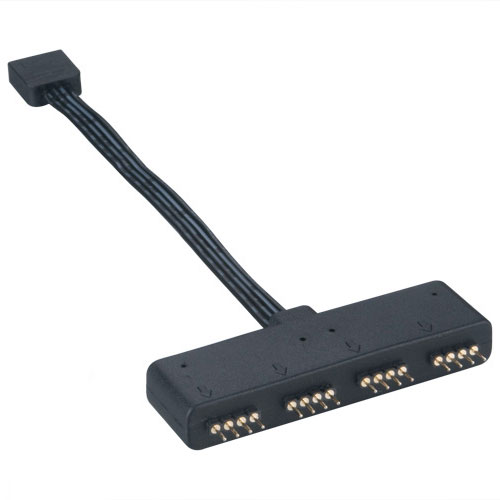Akasa RGB LED Splitter 4-Pin 