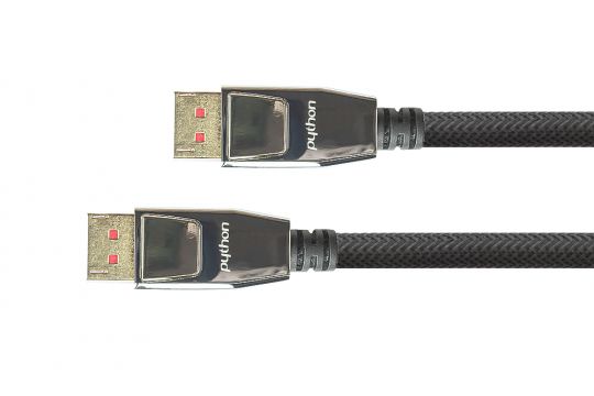 5m Displayport 1.4 Kabel 8K UHD-2 @ 60Hz Python Schwarz 