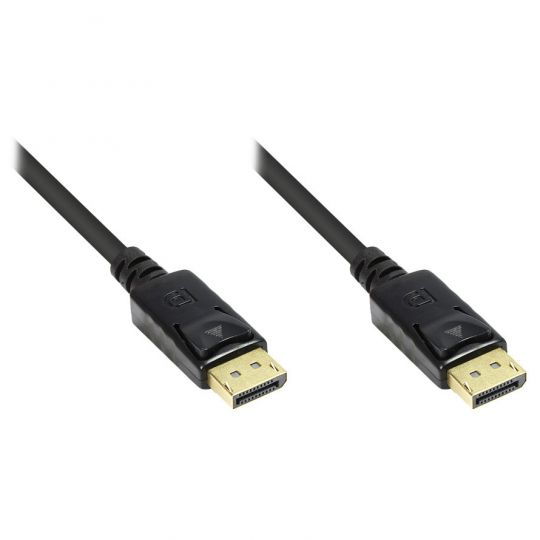 3m Displayport 1.2 Kabel - 4K/UHD@60Hz - Schwarz 