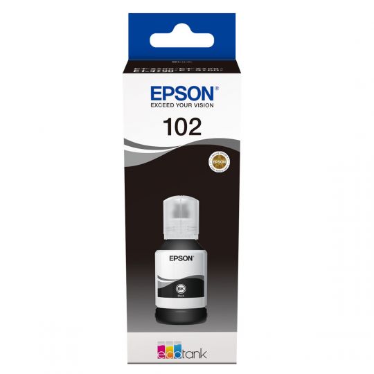 Epson 102 127ml Nachfülltinte Ecotank Schwarz 