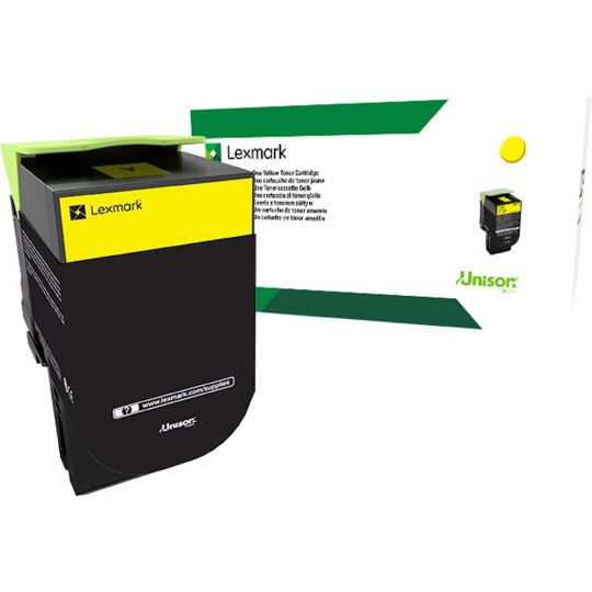 Lexmark Toner 80C20Y0 Gelb 