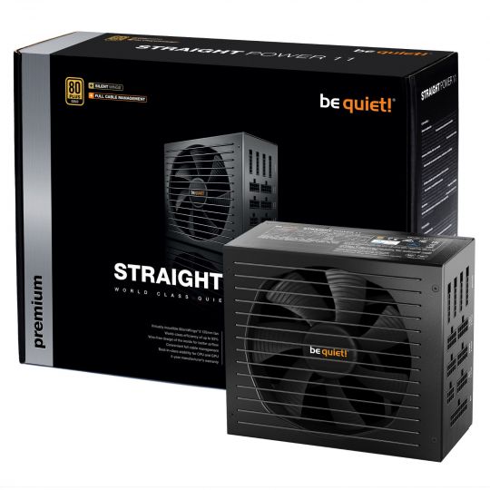 850W be quiet! Straight Power 11 - 80 Plus Gold, vollmodular 