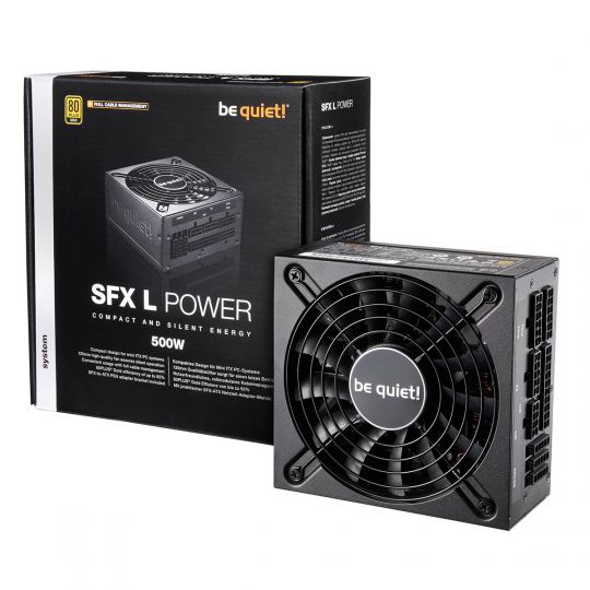 500W be quiet! SFX-L Power - 80 Plus Gold vollmodular 
