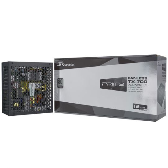 700W Seasonic Prime Fanless TX - 80 Plus Titanium vollmodular 