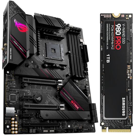 Bundle - ASUS ROG Strix B550-E + Samsung 980 Pro 1000GB 