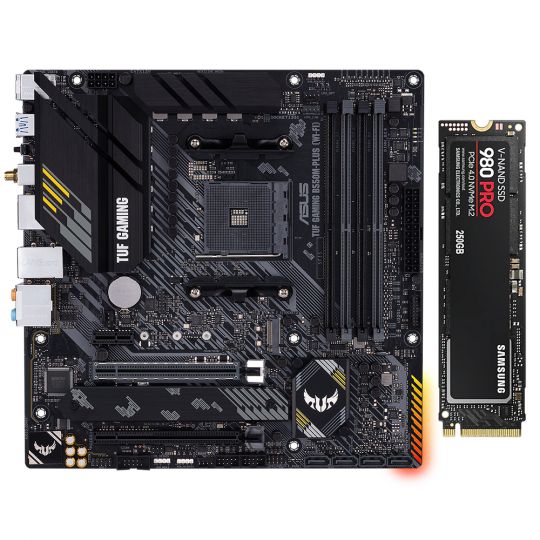 Bundle - ASUS TUF GAMING B550M-PLUS (WiFi) + Samsung 980 Pro 250GB 
