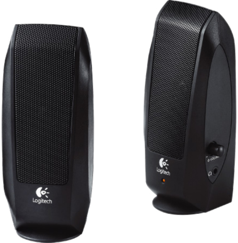Logitech S120 2.0 Stereo Lautsprecher Schwarz 
