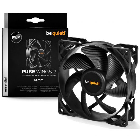 92mm be quiet! Pure Wings 2 PWM Gehäuselüfter 